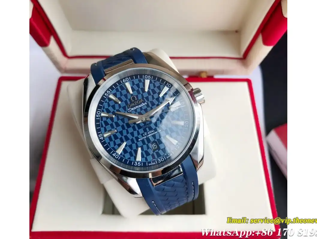 Aqua Terra 41mm SS RU Blue Dial GDF MY8215+Free SS Bracelet