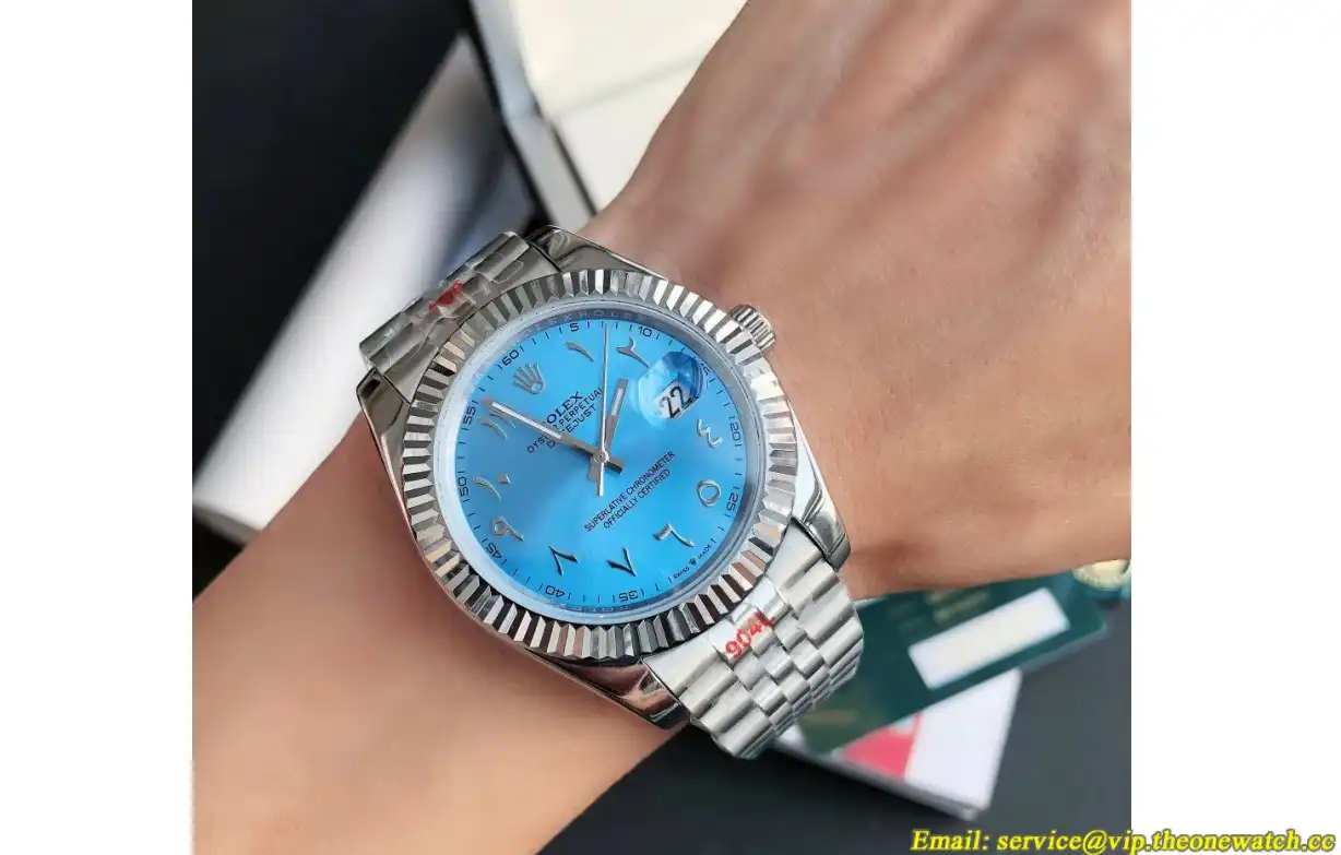 Datejust 126334 41mm Flt Jubilee SS SS Blue Arabic GDF MY8215