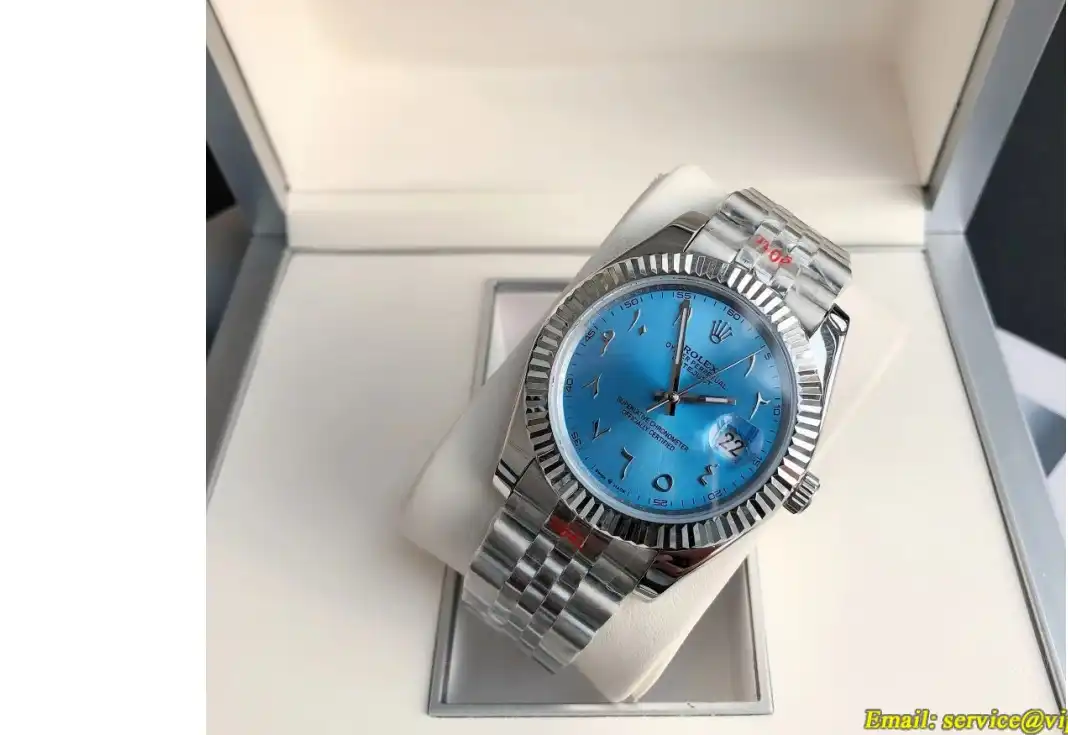 Datejust 126334 41mm Flt Jubilee SS SS Blue Arabic GDF MY8215