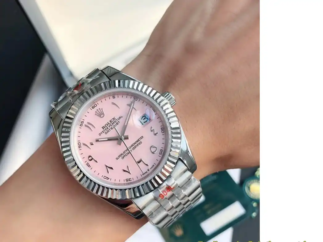 Datejust 126334 41mm Flt Jubilee SS SS Pink Arabic GDF MY8215