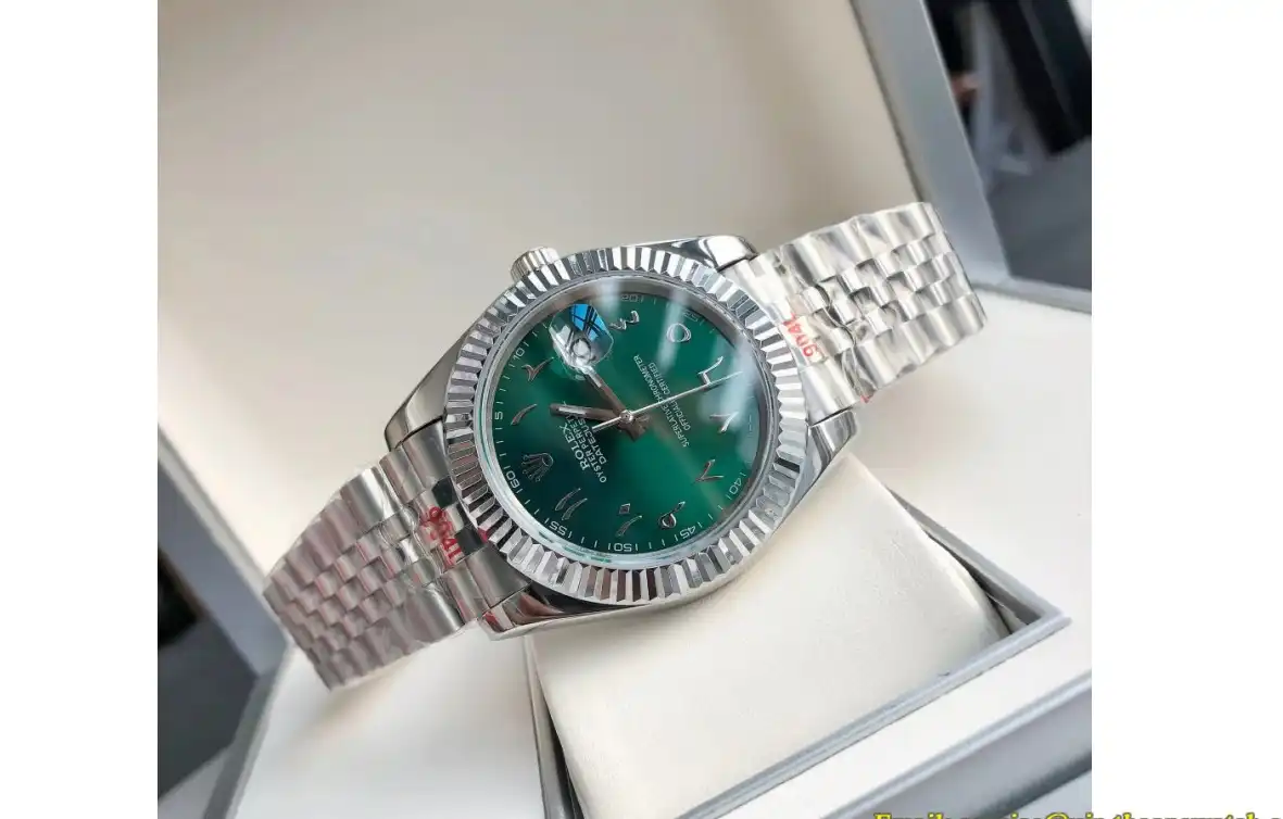 Datejust 126334 41mm Flt Jubilee SS SS Green Arabic GDF MY8215