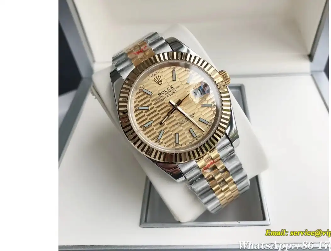 Datejust 126334 41mm Flt Jub YG SS Gold Textured GDF MY8215