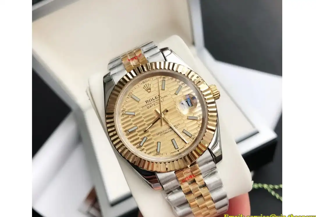 Datejust 126334 41mm Flt Jub YG SS Gold Textured GDF MY8215