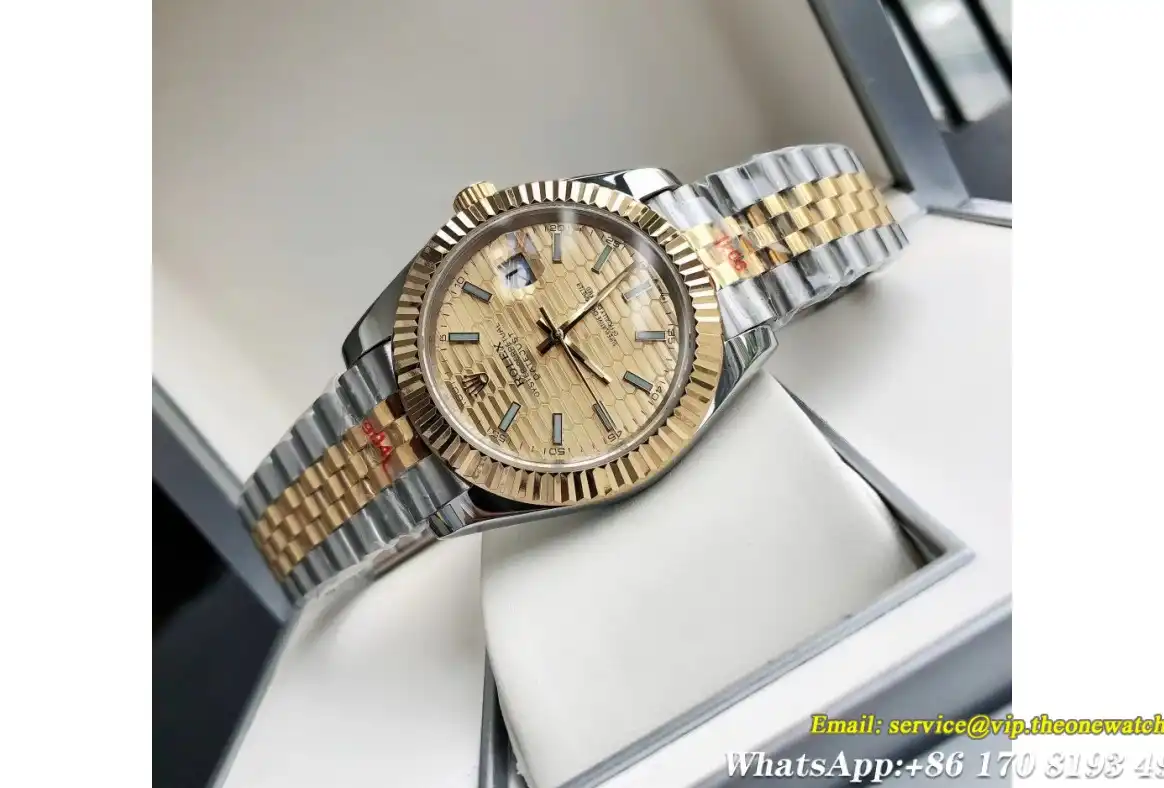 Datejust 126334 41mm Flt Jub YG SS Gold Textured GDF MY8215