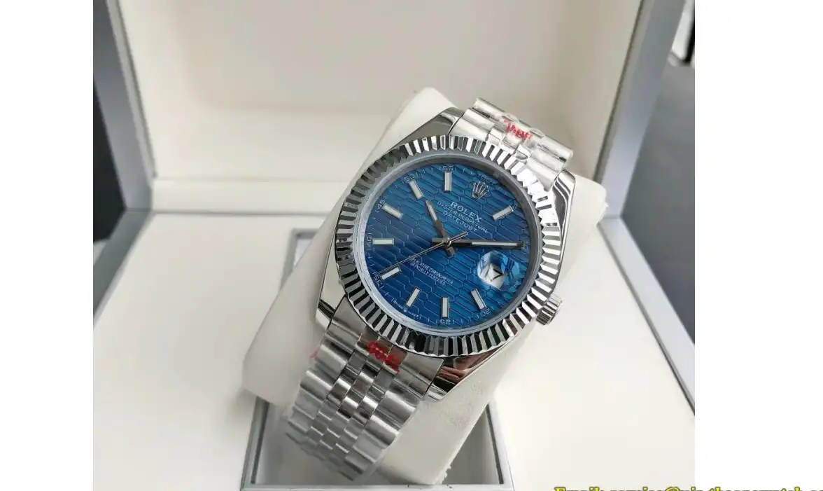 Datejust 126334 41mm Flt Jub SS SS Blue Textured GDF MY8215