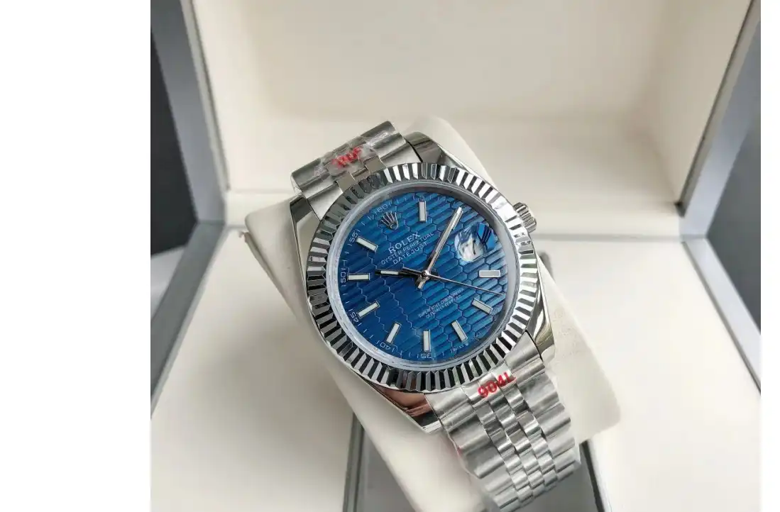 Datejust 126334 41mm Flt Jub SS SS Blue Textured GDF MY8215