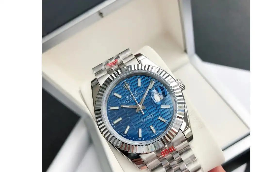 Datejust 126334 41mm Flt Jub SS SS Blue Textured GDF MY8215