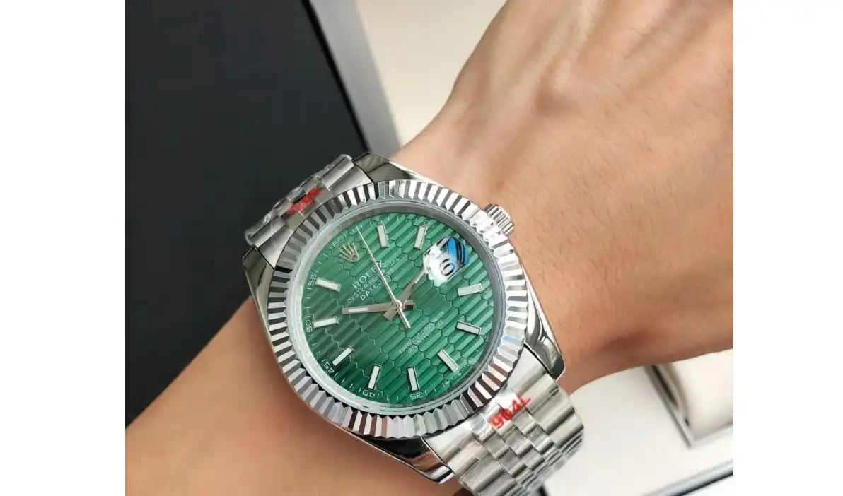 Datejust 126334 41mm Flt Jub YG SS Green Textured GDF MY8215