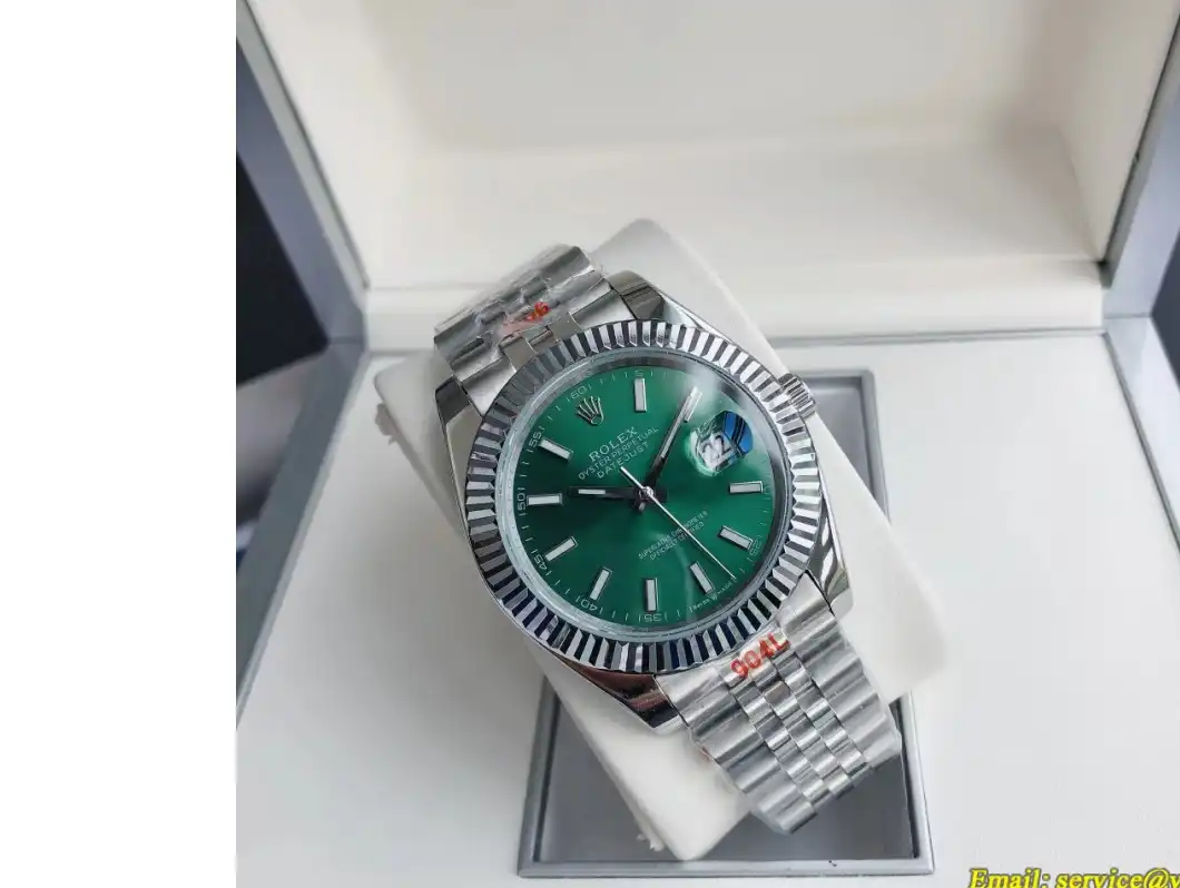 Datejust 126334 41mm Flt Jubilee SS SS Green Stk GDF MY8215