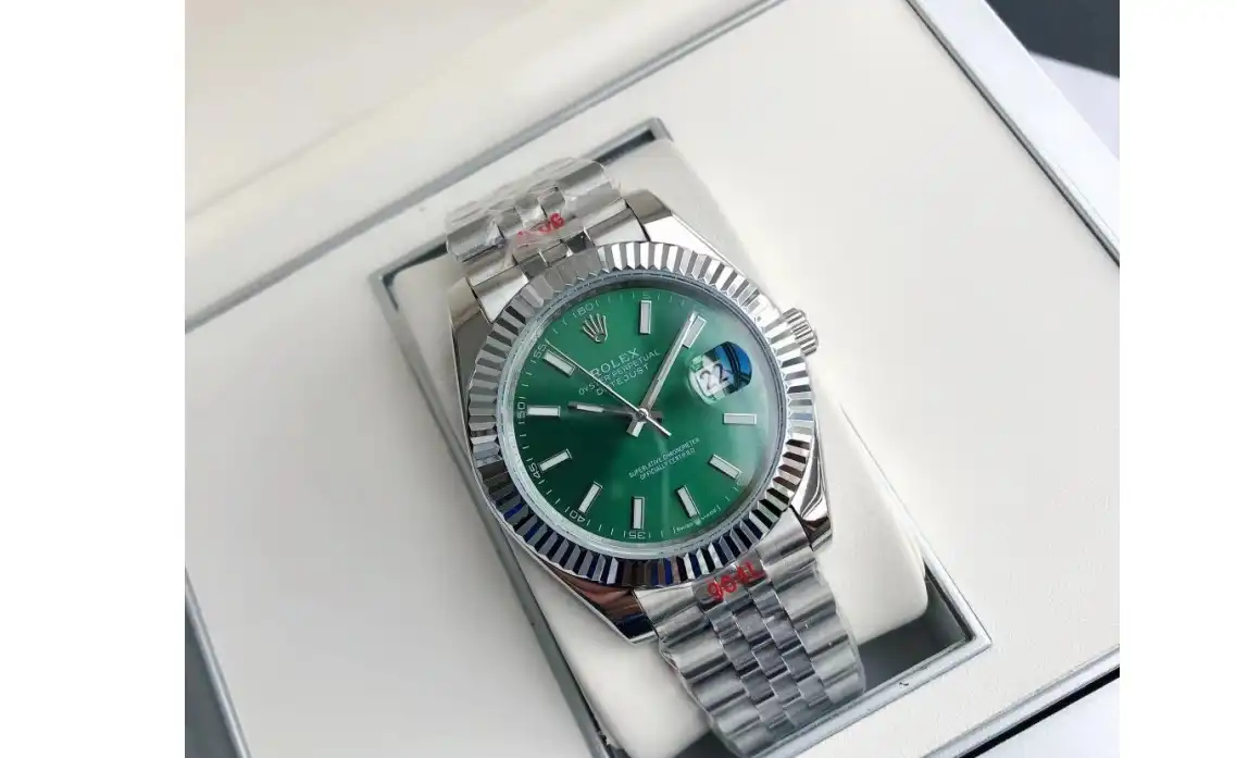 Datejust 126334 41mm Flt Jubilee SS SS Green Stk GDF MY8215