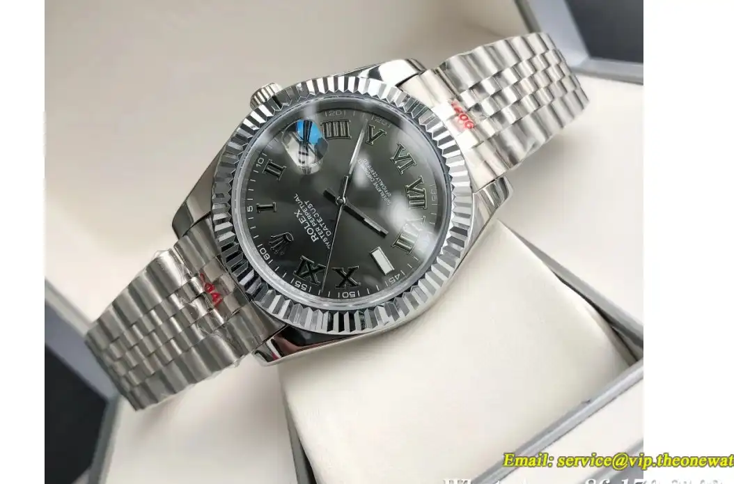 Datejust 126334 41mm Flt Jubilee SS SS Grey Dial GDF MY8215