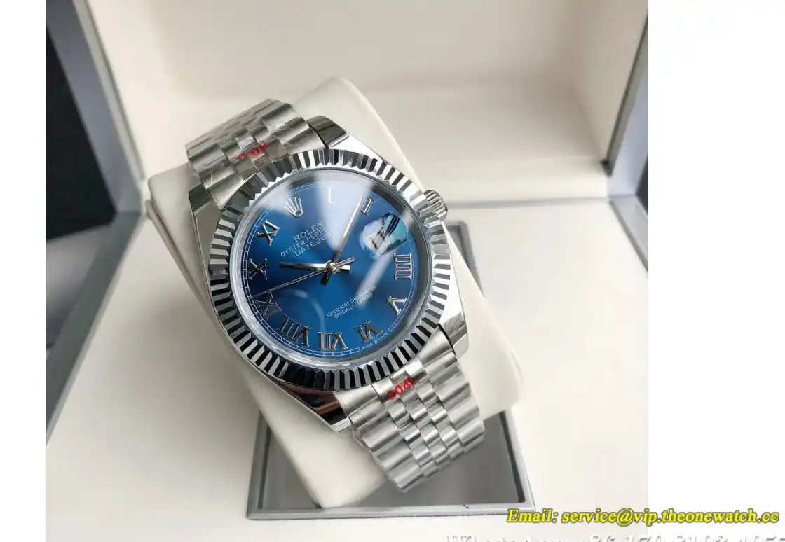 Datejust 126334 41mm Flt Jubilee SS SS Blue Dial GDF MY8215