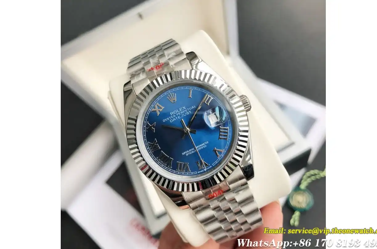 Datejust 126334 41mm Flt Jubilee SS SS Blue Dial GDF MY8215