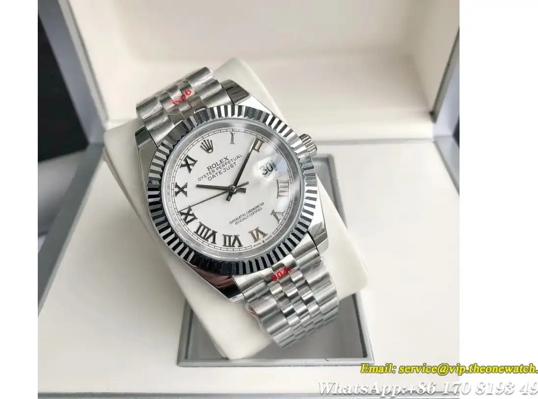 Datejust 126334 41mm Flt Jubilee SS SS White Dial GDF MY8215