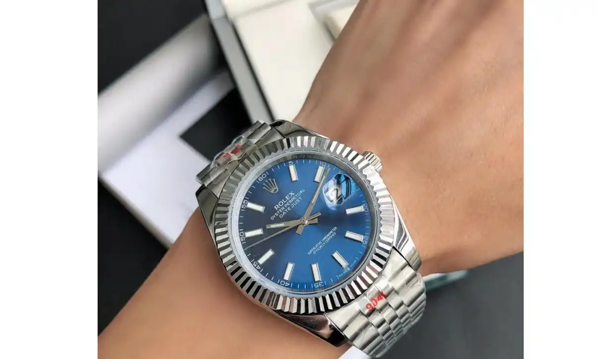 Datejust 126334 41mm Flt Jubilee SS SS Blue Stk GDF MY8215