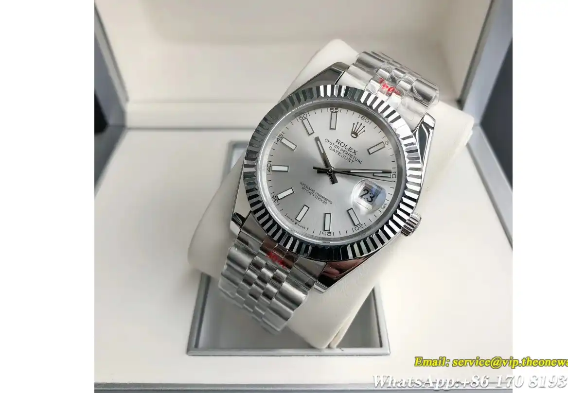 Datejust 126334 41mm Flt Jubilee SS SS Silver Stk GDF MY8215