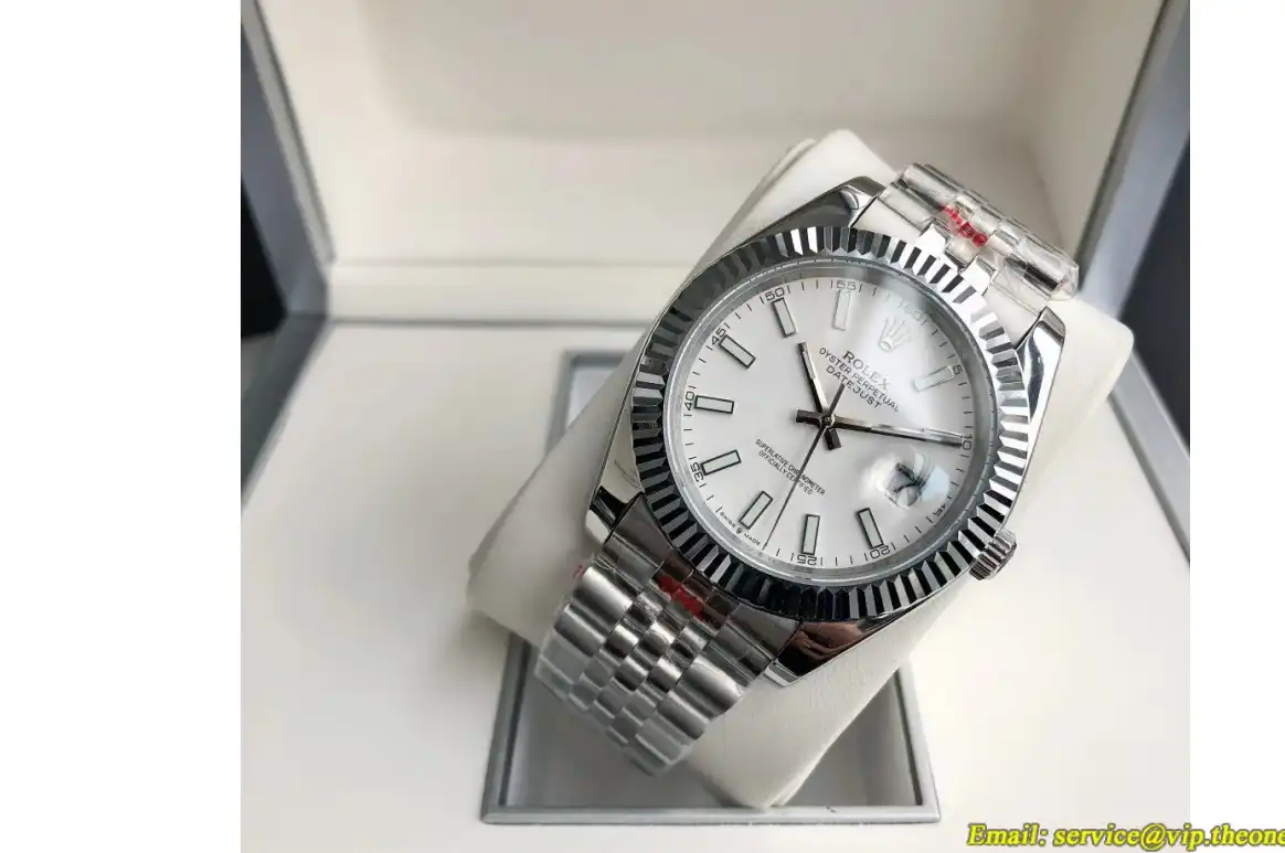 Datejust 126334 41mm Flt Jubilee SS SS White Stk GDF MY8215