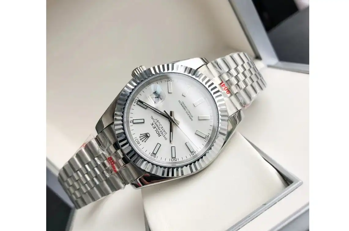 Datejust 126334 41mm Flt Jubilee SS SS White Stk GDF MY8215