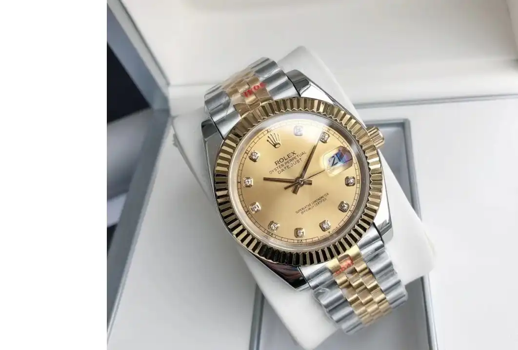 Datejust 126334 41mm Flt Jubilee YG SS Gold Dia GDF MY8215