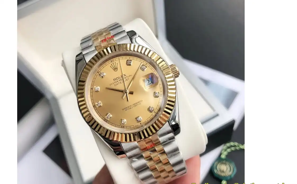 Datejust 126334 41mm Flt Jubilee YG SS Gold Dia GDF MY8215