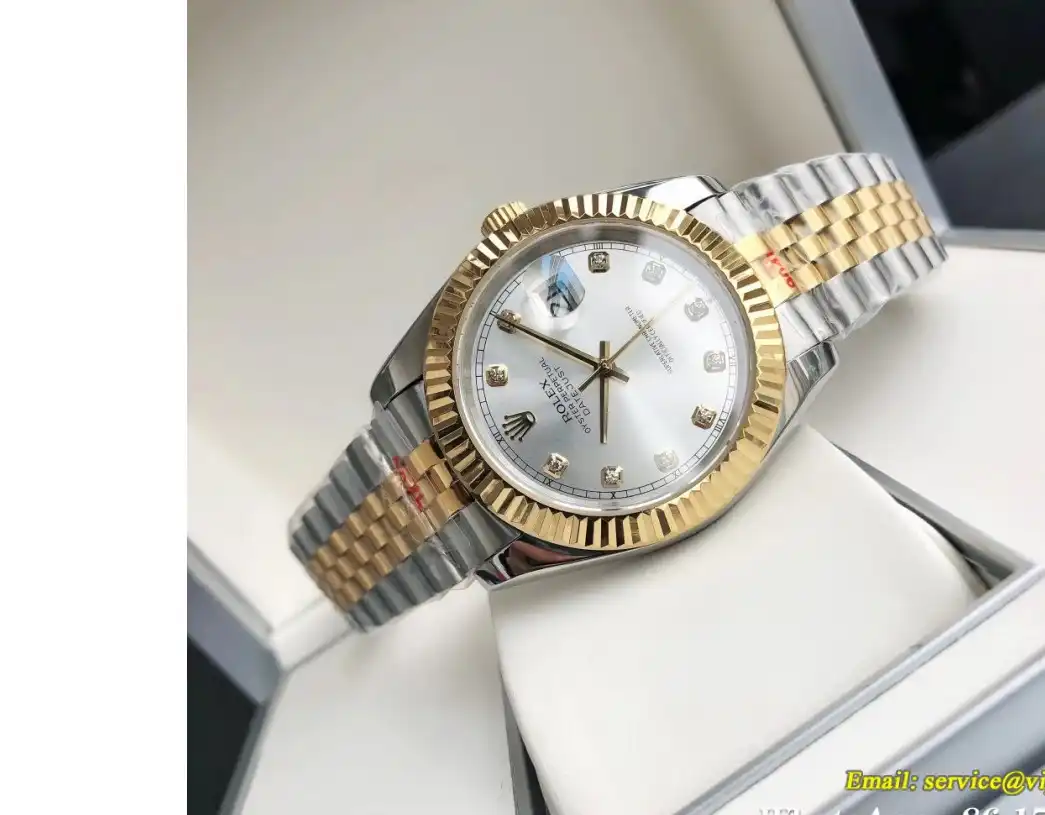 Datejust 126333 41mm Flt Jubilee YG SS Silver Dia GDF MY8215