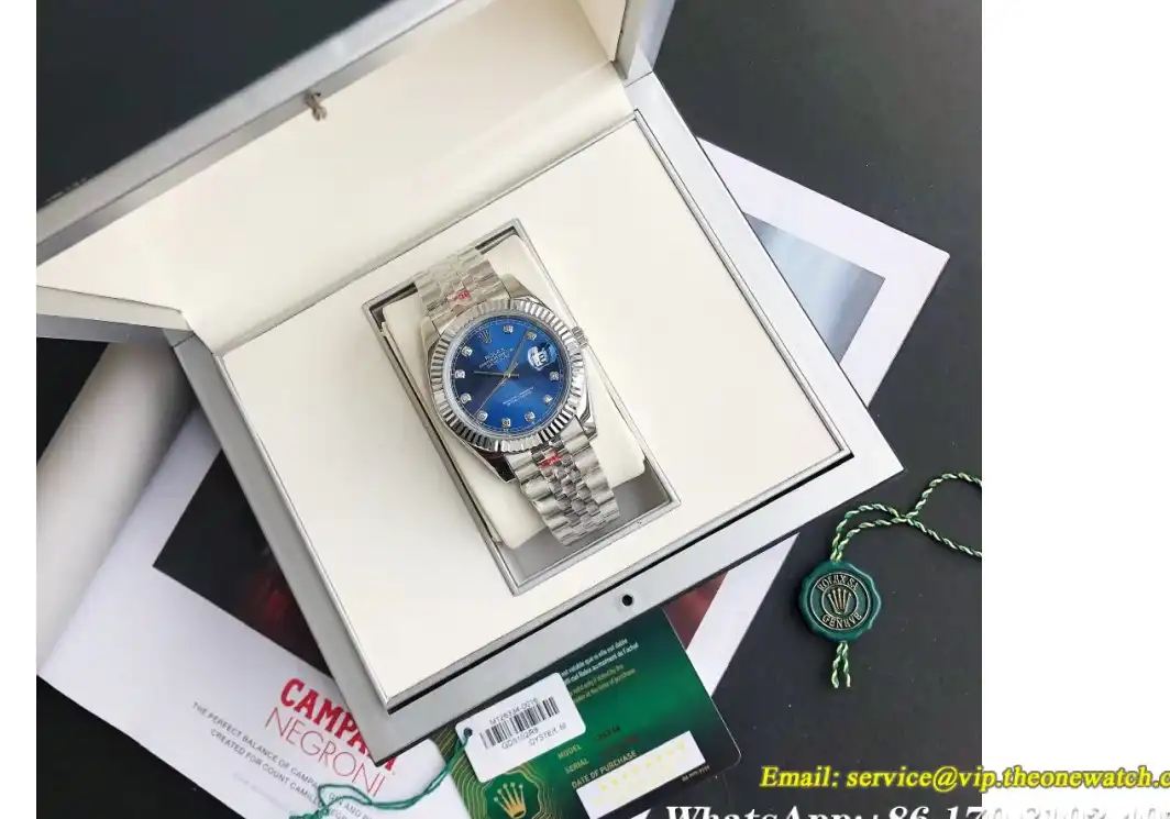 Datejust 126334 41mm Flt Jubilee SS SS Blue Dia GDF MY8215