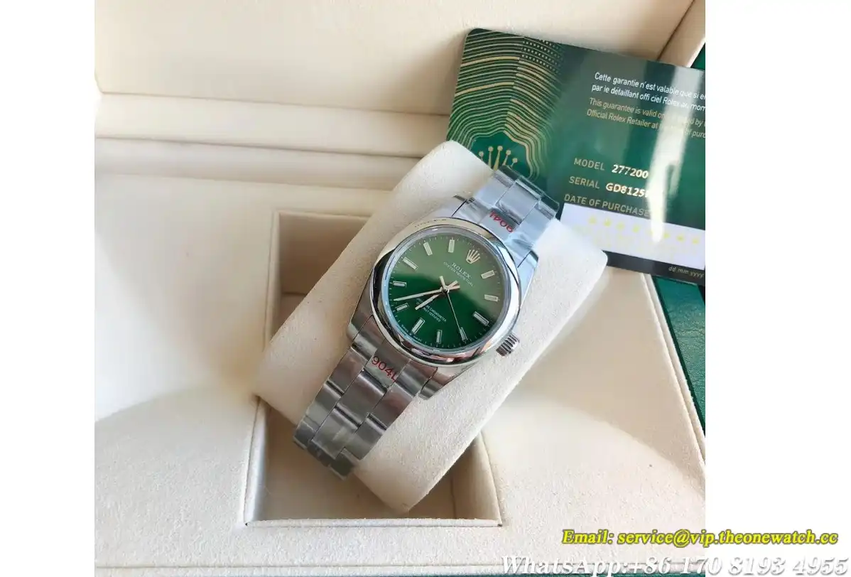 Oyster Perpetual 31 41mm SS SS Green Stk GDF MY8215