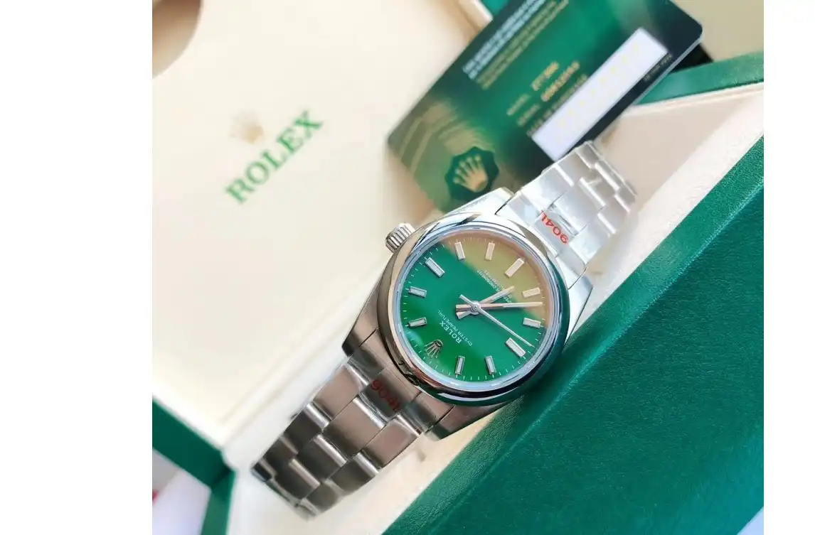 Oyster Perpetual 31 41mm SS SS Green Stk GDF MY8215