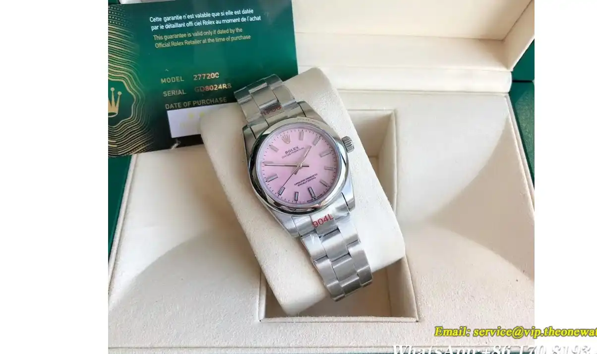 Oyster Perpetual 31mm SS SS Pink Stk GDF MY8215