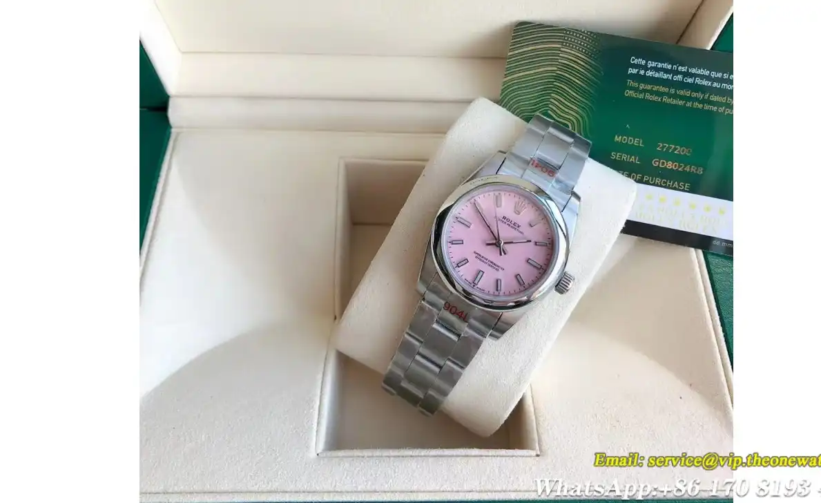 Oyster Perpetual 31mm SS SS Pink Stk GDF MY8215