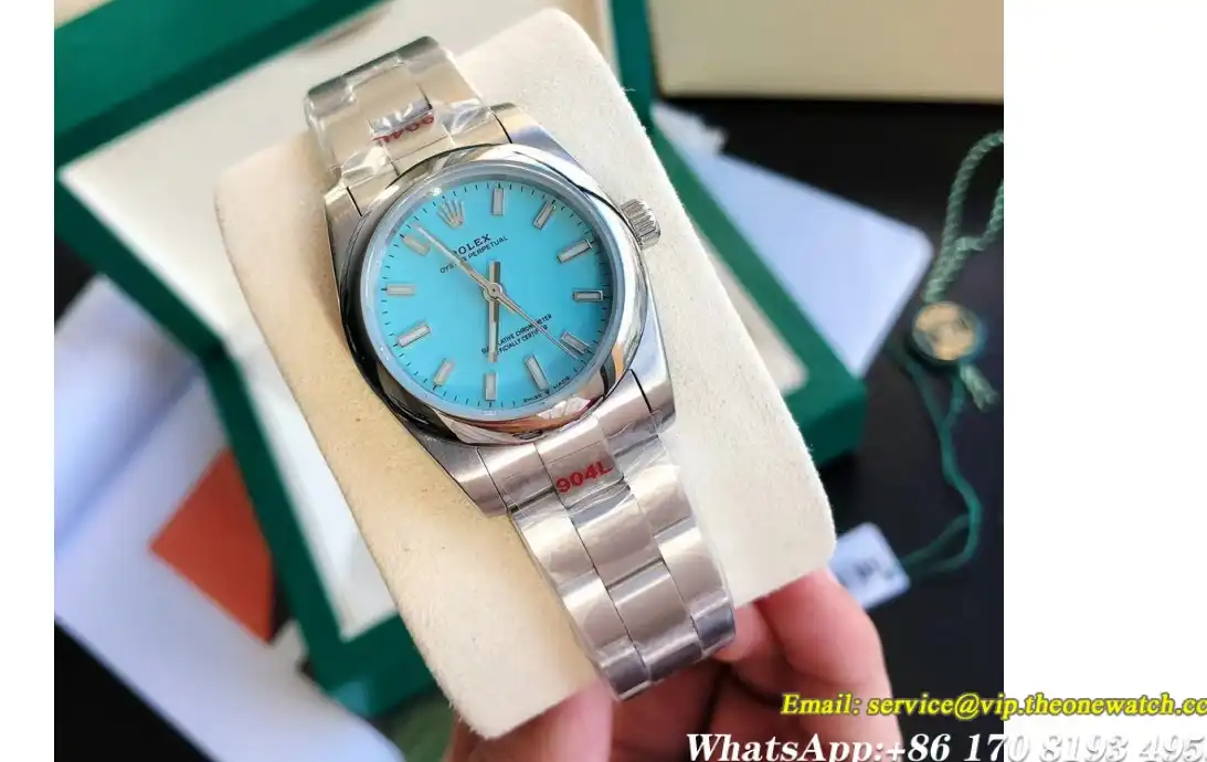 Oyster Perpetual 31 41mm SS SS Tiffany Blue Stk GDF MY8215