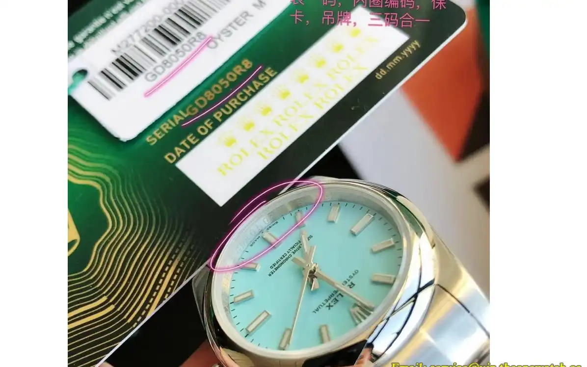 Oyster Perpetual 31 41mm SS SS Tiffany Blue Stk GDF MY8215