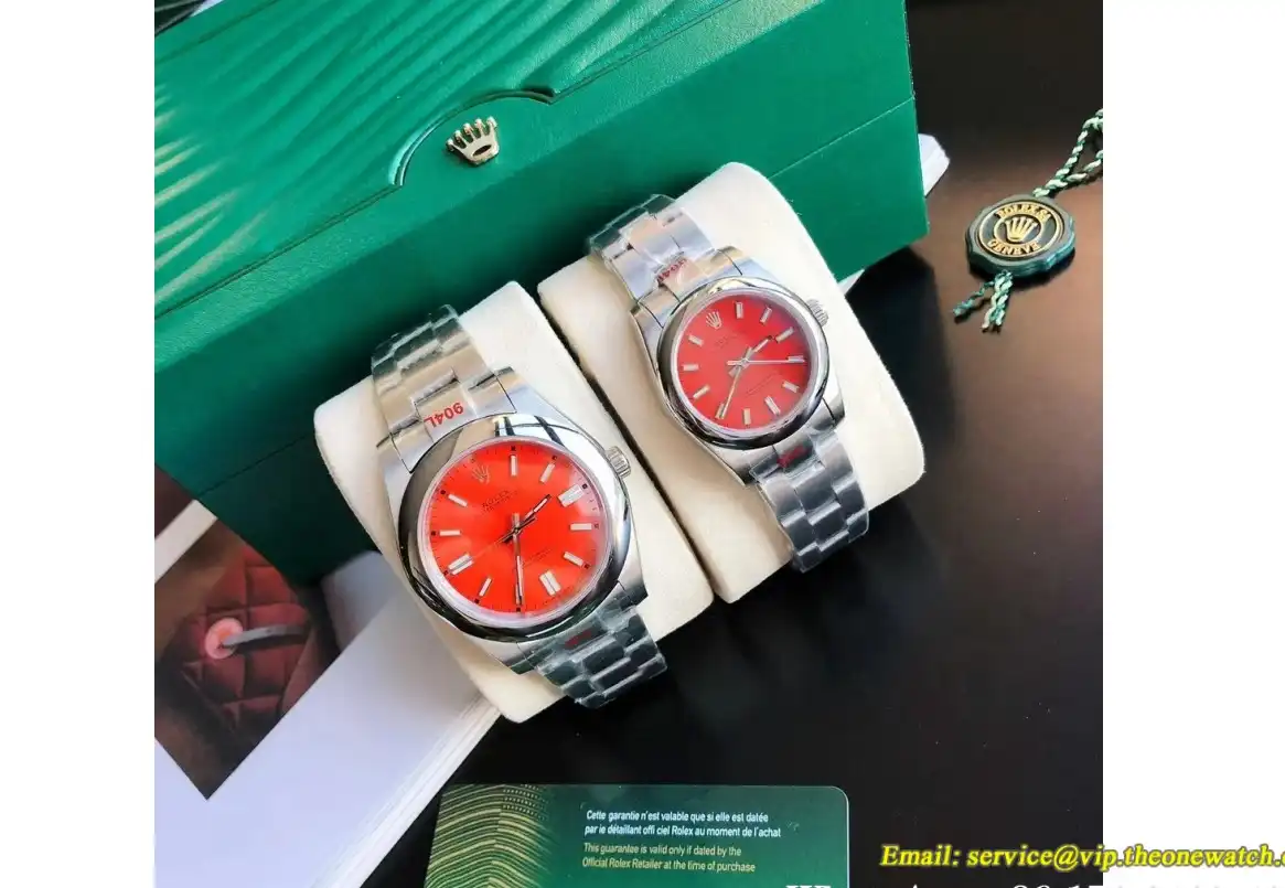 Oyster Perpetual 31 41mm SS SS Red Stk GDF MY8215