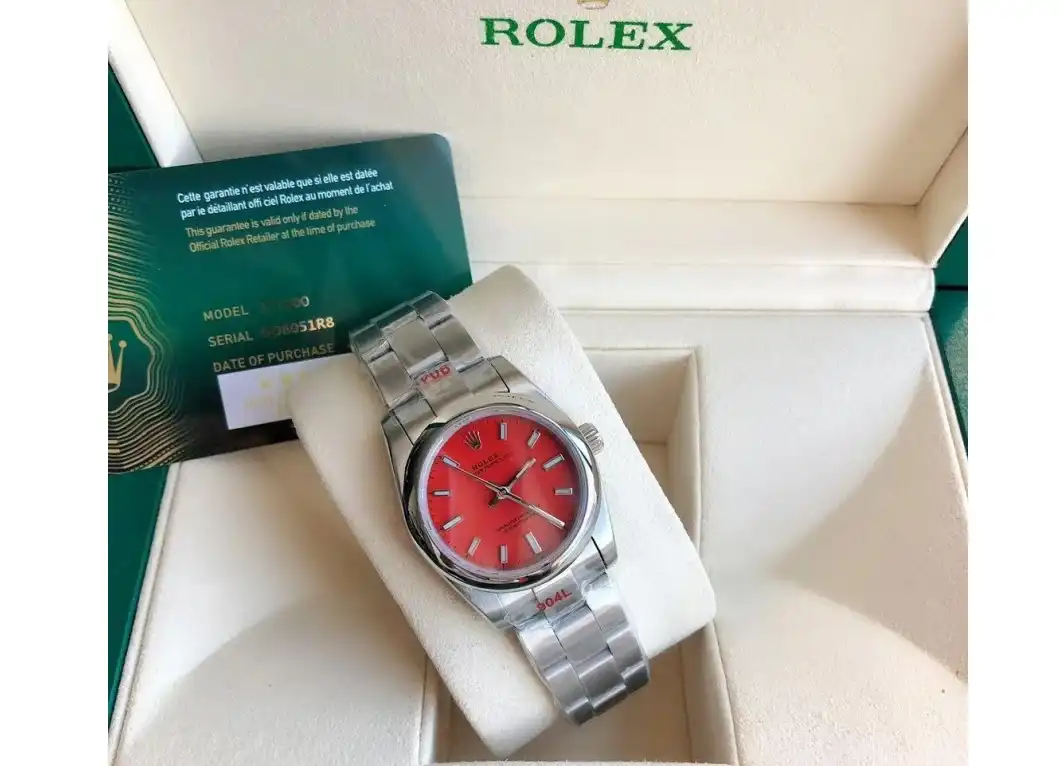 Oyster Perpetual 31 41mm SS SS Red Stk GDF MY8215