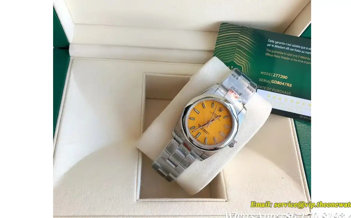 Oyster Perpetual 31 41mm SS SS Yellow Stk GDF MY8215