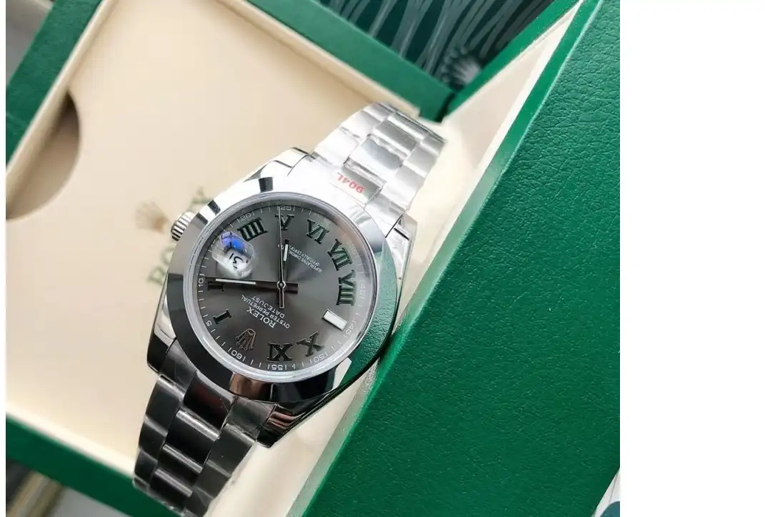 Datejust 126300 41mm Oyster SS SS Grey Rmn GDF MY8215