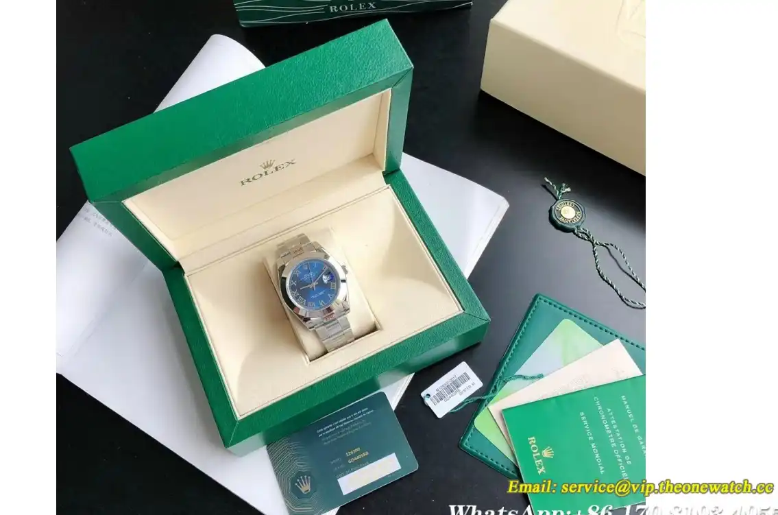 Datejust 126300 41mm Oyster SS SS Blue Rmn GDF MY8215