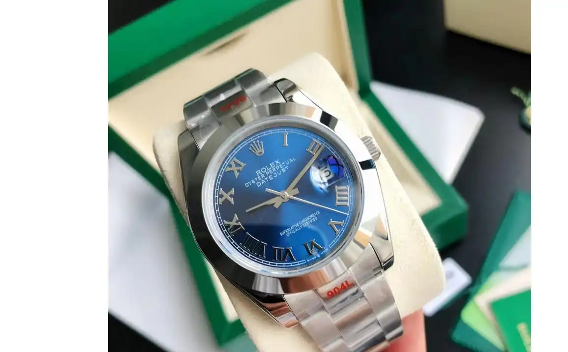 Datejust 126300 41mm Oyster SS SS Blue Rmn GDF MY8215