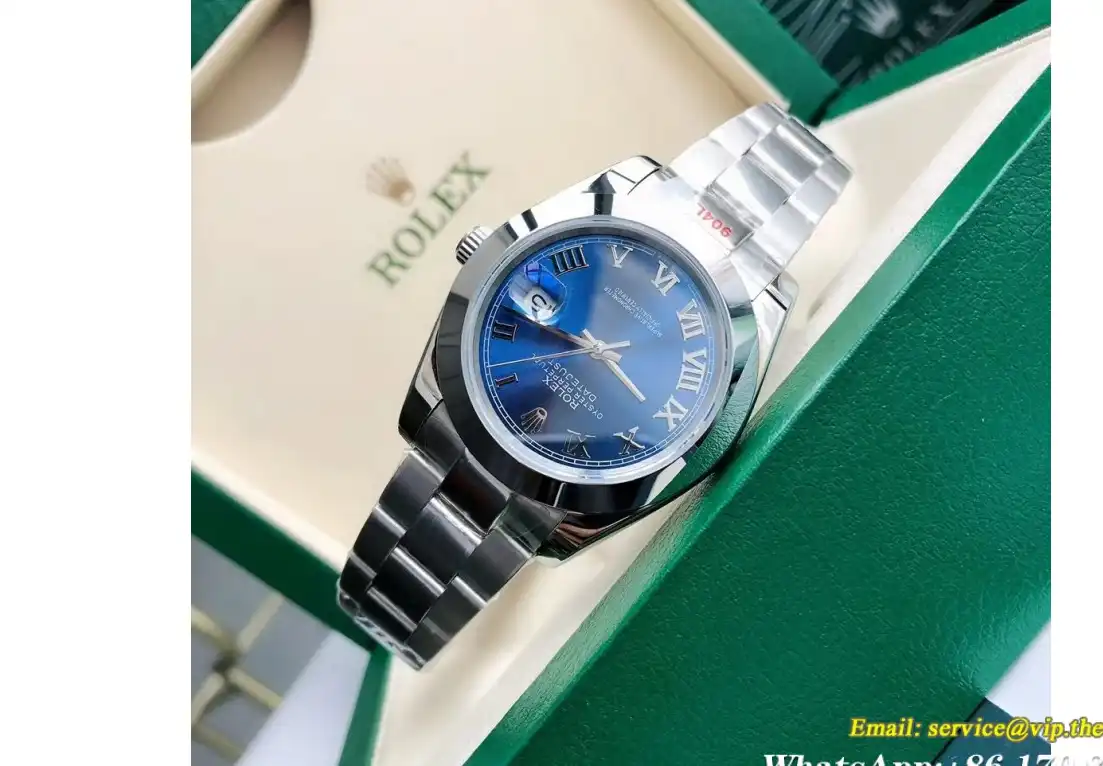 Datejust 126300 41mm Oyster SS SS Blue Rmn GDF MY8215