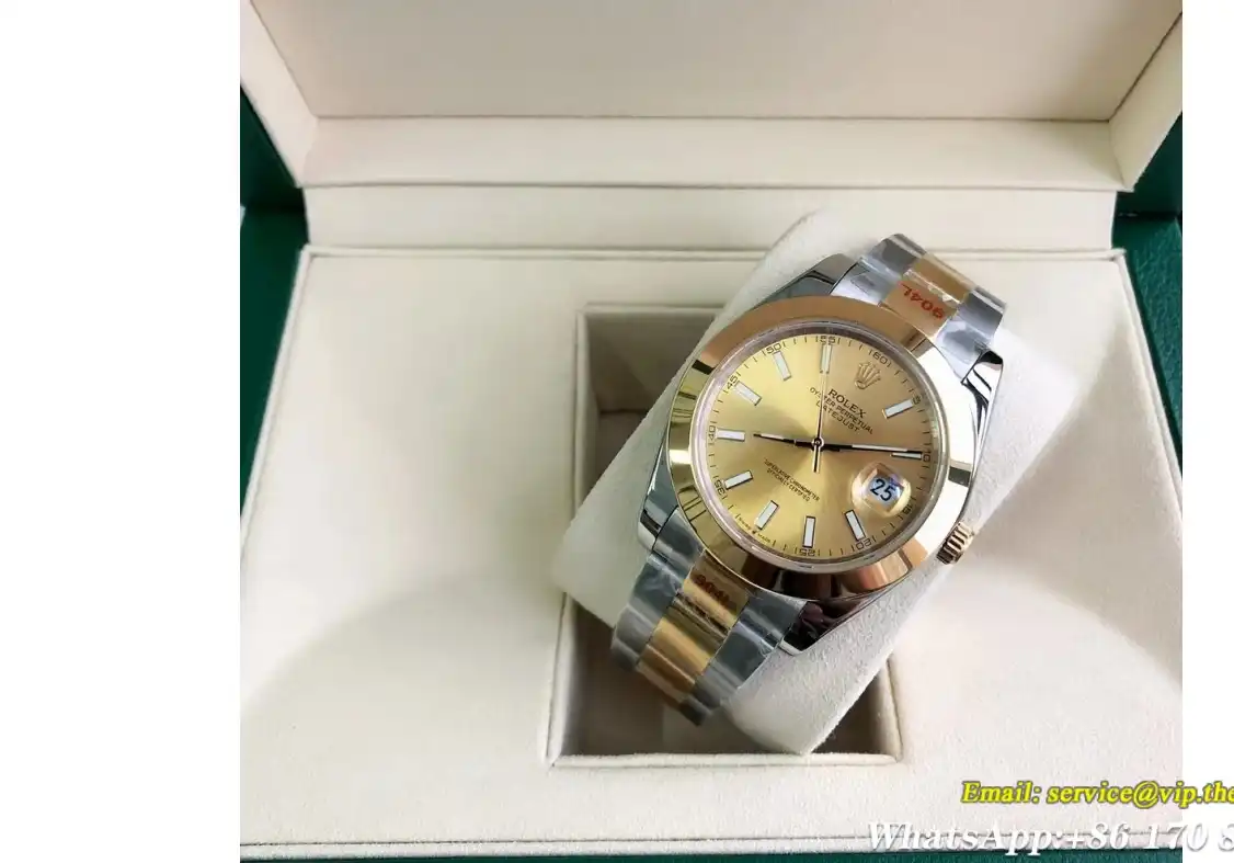 Datejust 126303 41mm Oyster YG SS Gold Stk GDF MY8215