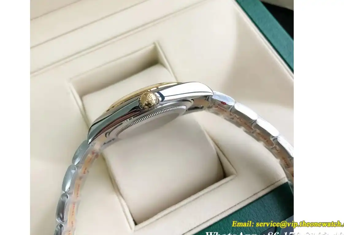 Datejust 126303 41mm Oyster YG SS White Stk GDF MY8215