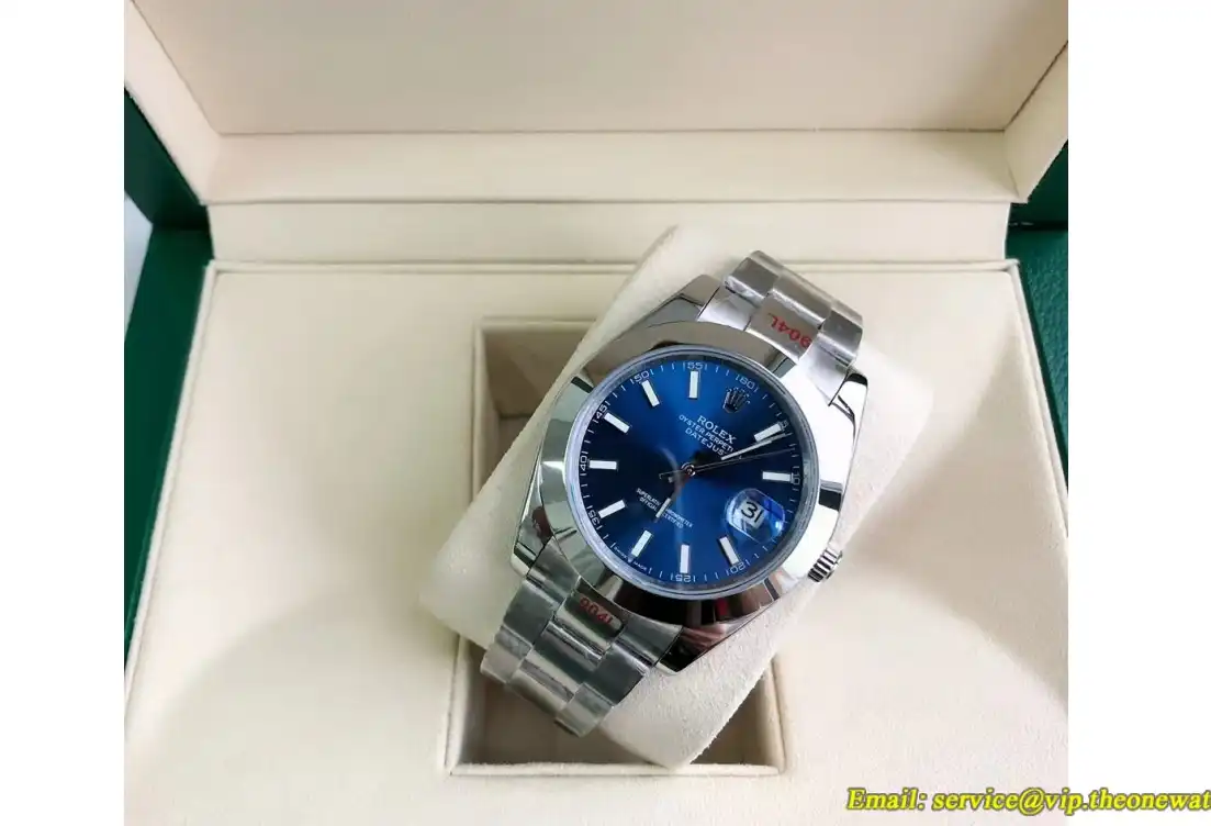 Datejust 126300 41mm Oyster SS SS Blue Stk GDF MY8215