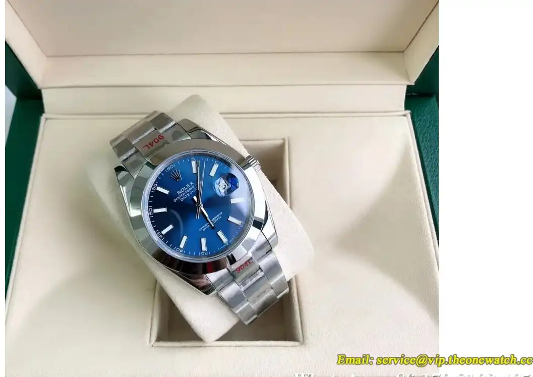 Datejust 126300 41mm Oyster SS SS Blue Stk GDF MY8215