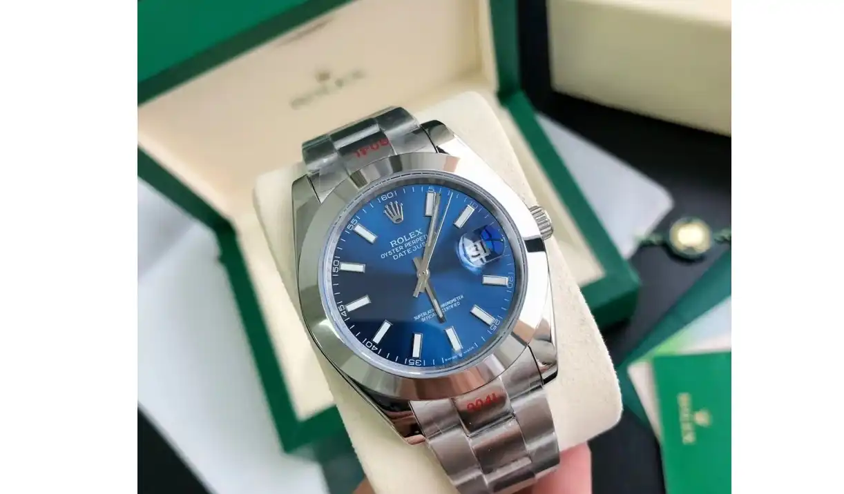 Datejust 126300 41mm Oyster SS SS Blue Stk GDF MY8215