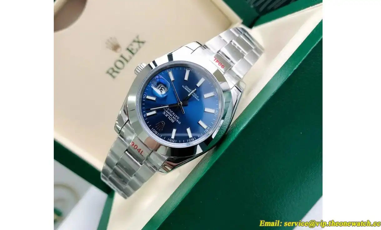 Datejust 126300 41mm Oyster SS SS Blue Stk GDF MY8215