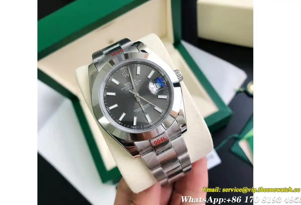 Datejust 126300 41mm Oyster SS SS Grey Stk GDF MY8215