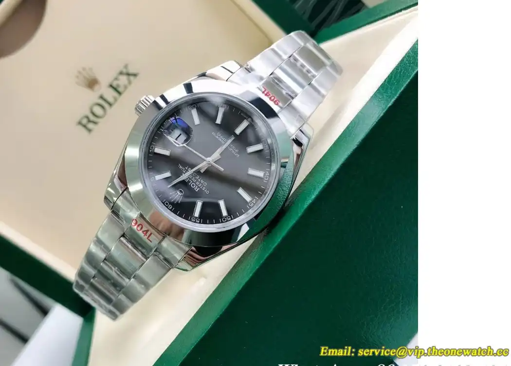 Datejust 126300 41mm Oyster SS SS Grey Stk GDF MY8215