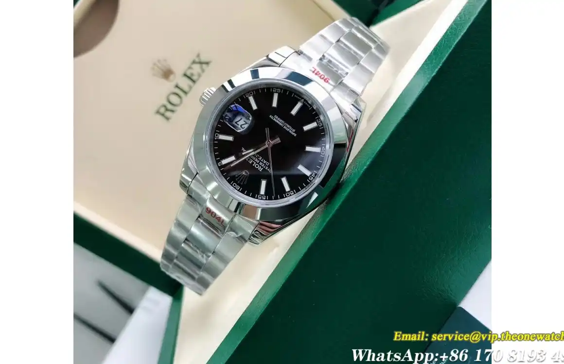 Datejust 126300 41mm Oyster SS SS Black Stk GDF MY8215