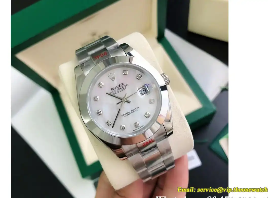 Datejust 126300 41mm Oyster SS SS Mop Dia GDF MY8215