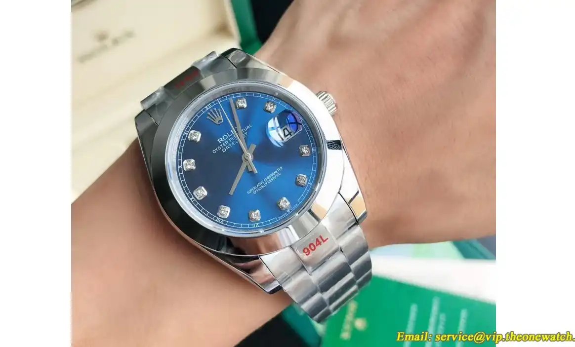 Datejust 126300 41mm Oyster SS SS Blue Dia GDF MY8215